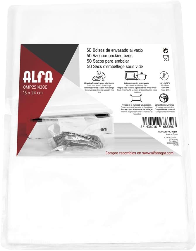 Bolsas para envasado Alfa